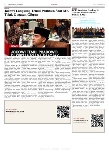 Halaman 12 Harian Aceh Indonesia edisi Rabu, 7 Oktober 2026