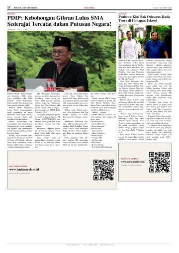 Halaman 15 Harian Aceh Indonesia edisi Rabu, 7 Oktober 2026