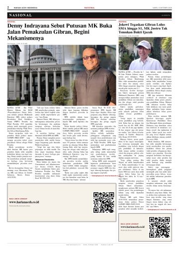 Halaman 2 Harian Aceh Indonesia edisi Kamis, 8 Oktober 2026