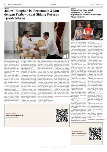 Halaman 4 Harian Aceh Indonesia edisi Kamis, 8 Oktober 2026