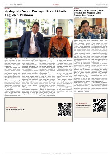 Halaman 13 Harian Aceh Indonesia edisi Kamis, 8 Oktober 2026