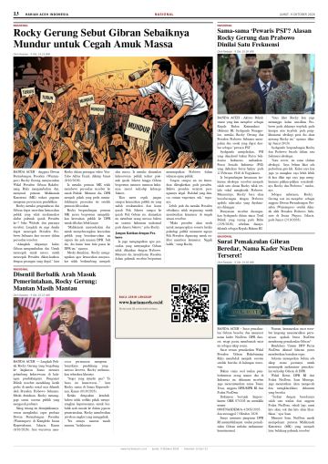 Halaman 13 Harian Aceh Indonesia edisi Jumat, 9 Oktober 2026