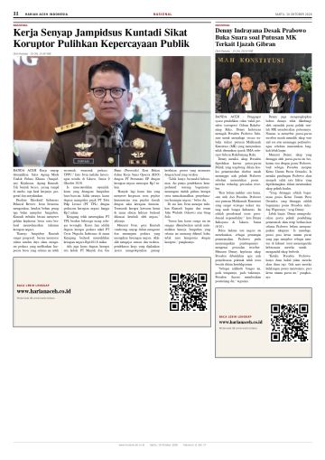 Halaman 11 Harian Aceh Indonesia edisi Sabtu, 10 Oktober 2026