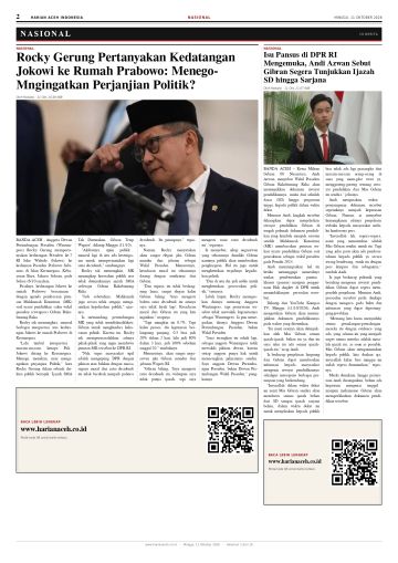 Halaman 2 Harian Aceh Indonesia edisi Minggu, 11 Oktober 2026