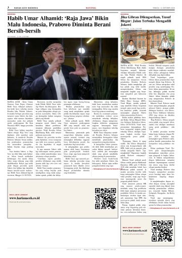 Halaman 3 Harian Aceh Indonesia edisi Minggu, 11 Oktober 2026