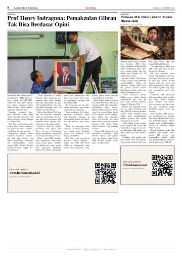 Halaman 8 Harian Aceh Indonesia edisi Minggu, 11 Oktober 2026