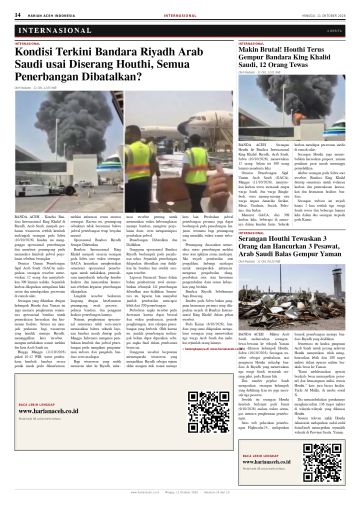 Halaman 14 Harian Aceh Indonesia edisi Minggu, 11 Oktober 2026