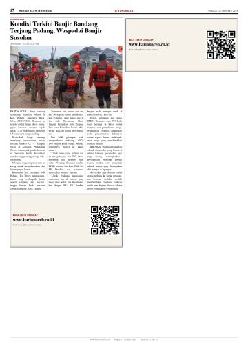 Halaman 17 Harian Aceh Indonesia edisi Minggu, 11 Oktober 2026