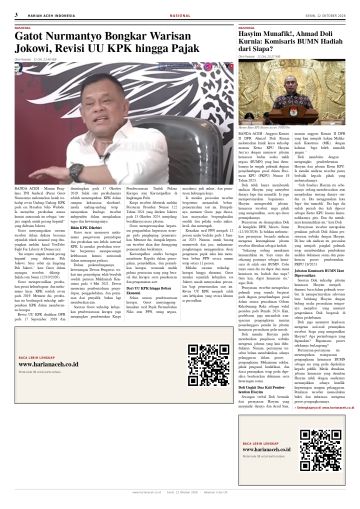 Halaman 3 Harian Aceh Indonesia edisi Senin, 12 Oktober 2026