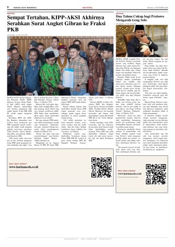 Halaman 9 Harian Aceh Indonesia edisi Selasa, 13 Oktober 2026