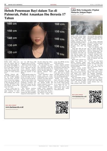 Halaman 11 Harian Aceh Indonesia edisi Selasa, 13 Oktober 2026