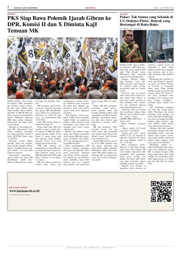 Halaman 7 Harian Aceh Indonesia edisi Rabu, 14 Oktober 2026