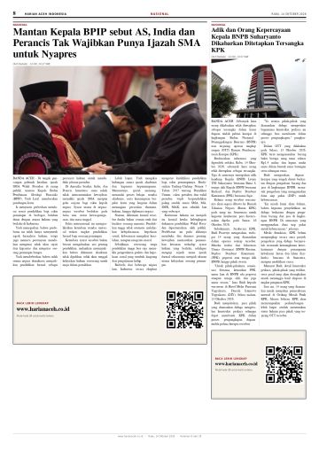 Halaman 8 Harian Aceh Indonesia edisi Rabu, 14 Oktober 2026