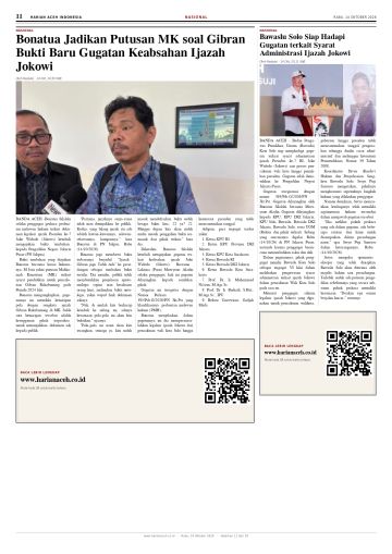 Halaman 11 Harian Aceh Indonesia edisi Rabu, 14 Oktober 2026