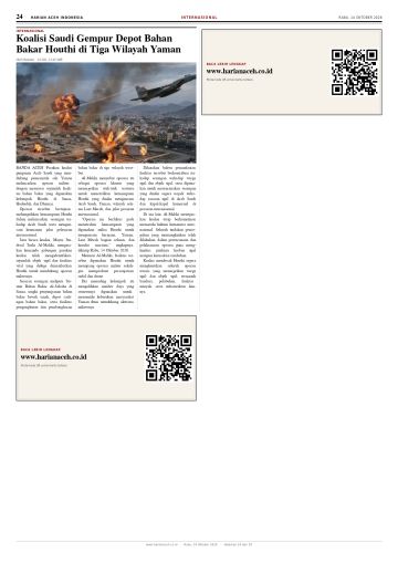 Halaman 24 Harian Aceh Indonesia edisi Rabu, 14 Oktober 2026