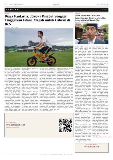 Halaman 2 Harian Aceh Indonesia edisi Kamis, 15 Oktober 2026