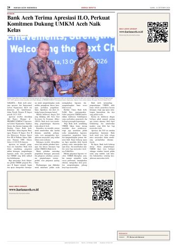 Halaman 24 Harian Aceh Indonesia edisi Kamis, 15 Oktober 2026