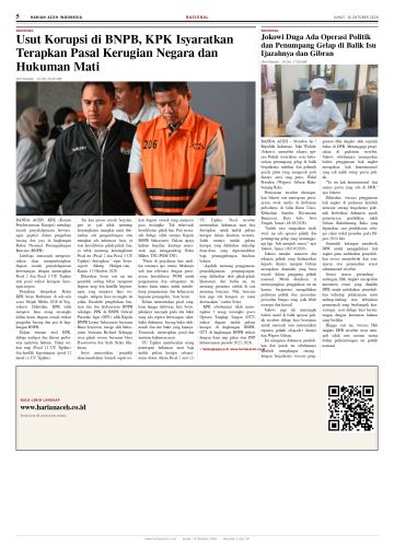Halaman 5 Harian Aceh Indonesia edisi Jumat, 16 Oktober 2026