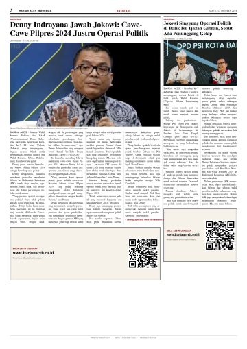 Halaman 3 Harian Aceh Indonesia edisi Sabtu, 17 Oktober 2026