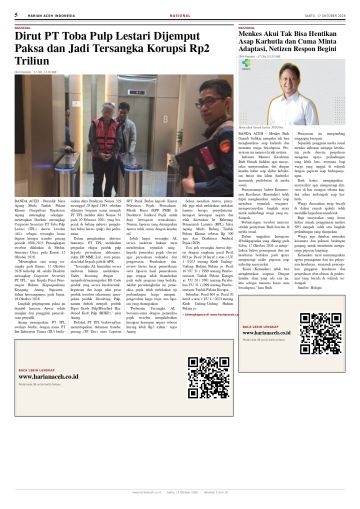 Halaman 5 Harian Aceh Indonesia edisi Sabtu, 17 Oktober 2026