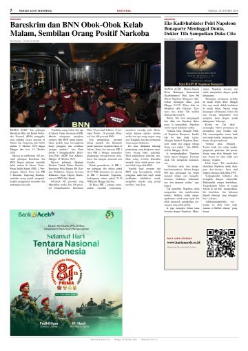 Halaman 5 Harian Aceh Indonesia edisi Minggu, 18 Oktober 2026