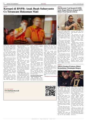 Halaman 7 Harian Aceh Indonesia edisi Minggu, 18 Oktober 2026
