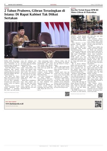 Halaman 3 Harian Aceh Indonesia edisi Senin, 19 Oktober 2026