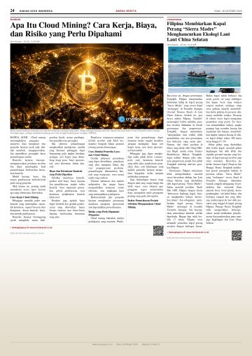 Halaman 24 Harian Aceh Indonesia edisi Rabu, 28 Oktober 2026
