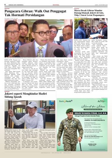 Halaman 8 Harian Aceh Indonesia edisi Kamis, 29 Oktober 2026