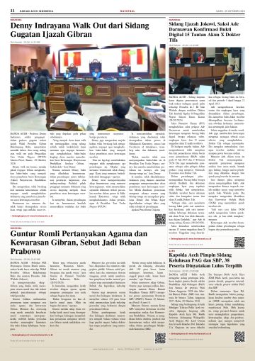 Halaman 11 Harian Aceh Indonesia edisi Kamis, 29 Oktober 2026