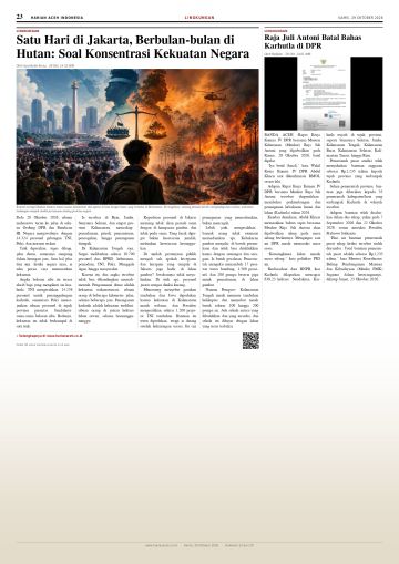 Halaman 23 Harian Aceh Indonesia edisi Kamis, 29 Oktober 2026