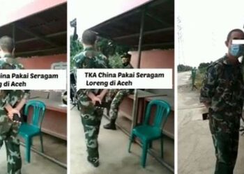 Bikin Gaduh, TKA China yang Berpakaian Militer di Aceh Dipulangkan ke Asalnya