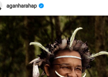 Meme Anies yang dipostingkan Ruhut Sitompul tuai kecaman dan diduga fasis dan rasis terhadap suku. FOTO/Tangkapan Layar