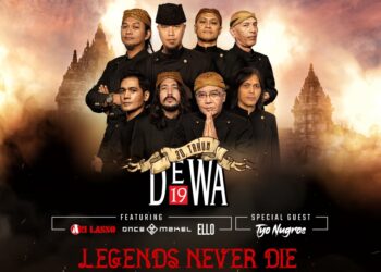 3 Dekade Dewa 19, Mengguncang Candi Prambanan : Tampilkan Ari Lasso, Once Meke, Ello, Tyo Nugros Satu Panggung!