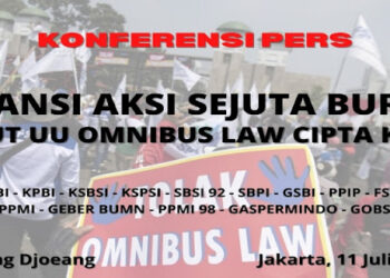 Besok, Aliansi Buruh Gelar Aksi Desak UU Ciptaker Dicabut