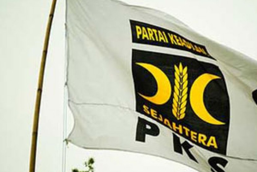 Bendera Partai Keadilan Sejahtera (PKS). FOTO/Dok. Istimewa