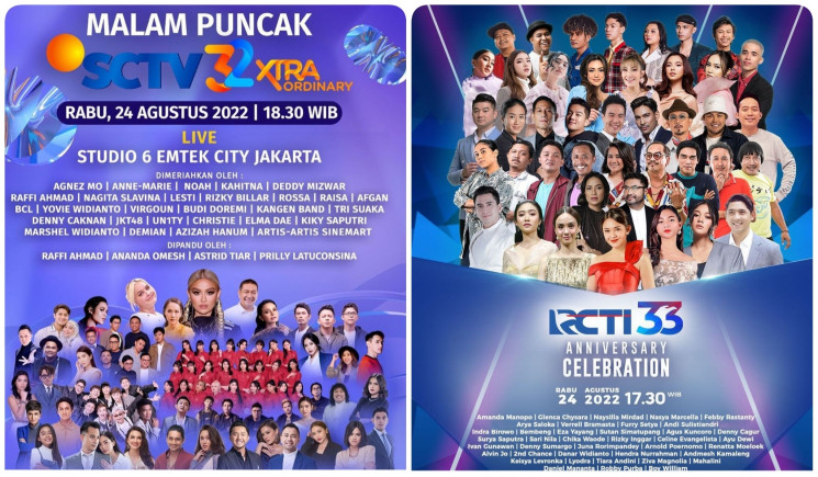 Ketika Malam Puncak HUT SCTV 32 ExtraOrdinary Lebih Mewah dan Megah dari HUT 33 RCTI