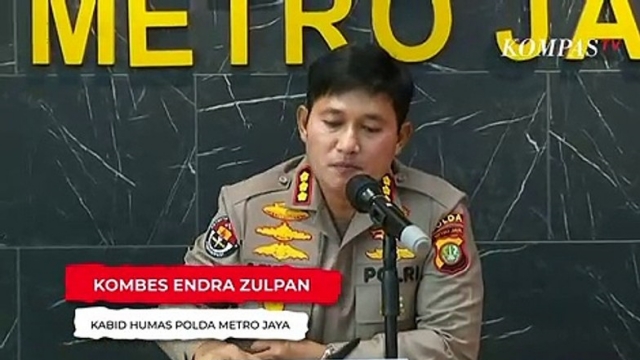 Kabid Humas Polda Metro Jaya Komisaris Besar Endra Zulpan. FOTO/Tangkapan Layar