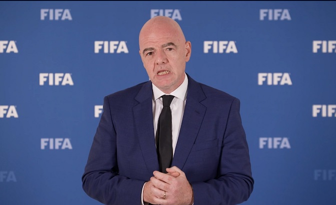 Presiden FIFA Gianni Infantino: Ini Hari yang Gelap dalam Sepak Bola
