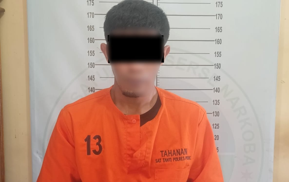 Polisi Tangkap Seorang Pengedar Sabu di Pidie
