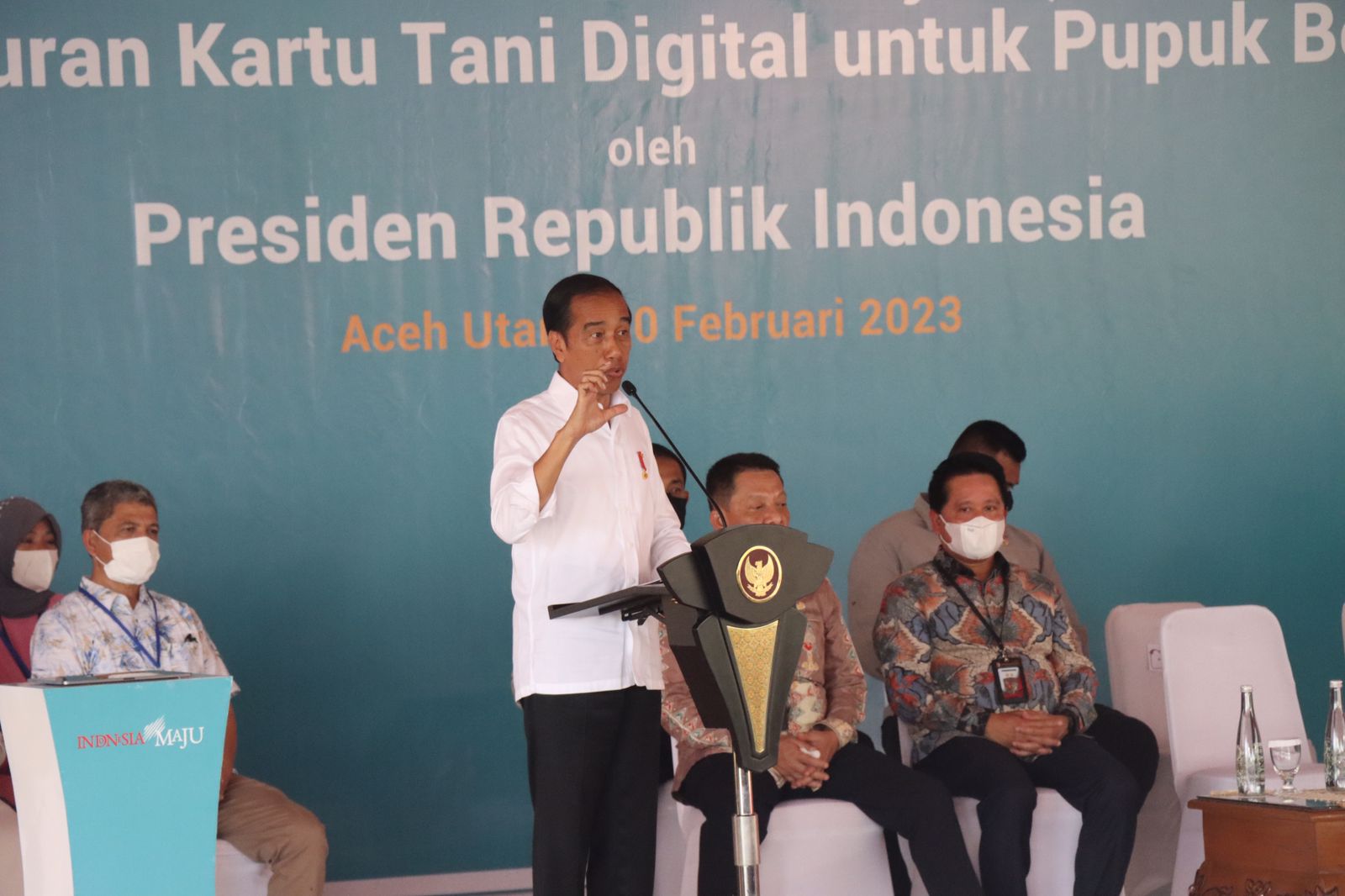 Presiden Republik Indonesia Joko Widodo atau Jokowi tiba di Aceh hari ini, Jumat, 10 Februari 2023. FOTO/HAI/Azhari