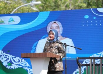 Direktur Jenderal Pendidikan Vokasi Kementerian Pendidikan, Kebudayaan, Riset, dan Teknologi, Kiki Yuliati, memuji pencapaian Dinas Pendidikan Aceh dalam pembentukan Badan Layanan Umum Daerah (BLUD) di sejumlah Sekolah Menengah Kejuruan. FOTO/Dok. Disdik Aceh