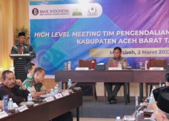 Tekan Laju Inflasi, Pemkab Aceh Barat Gelar Rakor HLM Bersama BI