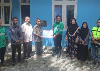 Lansia Gampong Bukit Jaya Tempati Rumah Layak Huni Bantuan PT Mifa