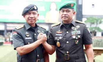 SAH! Tongkat Estafet Kepala Staf Angkatan Darat Berpindah ke Jenderal TNI Maruli Simanjuntak