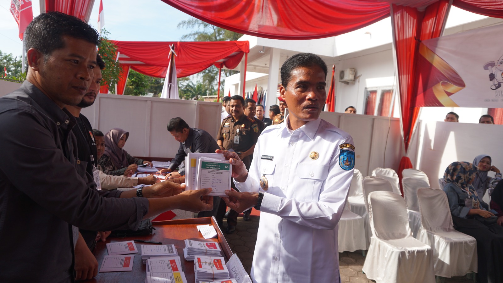 KIP Langsa Gelar Simulasi Pencoblosan dan Perhitungan Surat Suara