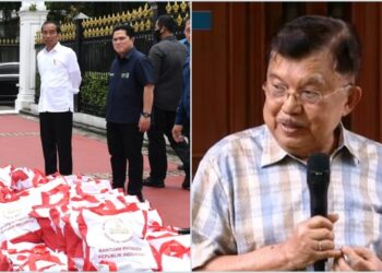 Kritik Jokowi Bagi-bagi Bansos di Depan Istana, JK: Memalukan, Itu Tugas Camat