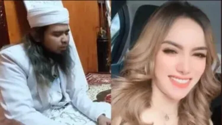 Tersangka penista agama dengan membuat dan menyebarkan video kontroversi tentang bolehnya menukan pasangan suami istri, Samsudin. FOTO/Kolase. Ⓒ Hak cipta foto di atas dikembalikan sesungguhnya kepada pemilik foto
