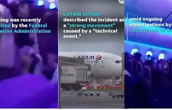 Tangkapan layar video viral yang memperlihatkan penumpang pesawat raksasa produsen Amerika Serikat (AS), Boeing, kembali mengalami insiden. Kali ini, pesawat yang terkena dampak adalah model terbaru Boeing 787-9 yang berbadan lebar, Kamis (14/3/2024). FOTO/Net. Ⓒ Hak cipta foto di atas dikembalikan sesungguhnya kepada pemilik foto
