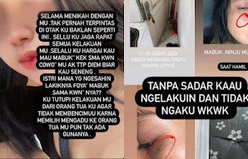 Heboh Curhat Istri Polisi di Kepri Ngaku jadi Korban KDRT: Saya Juga Dipaksa Threesome